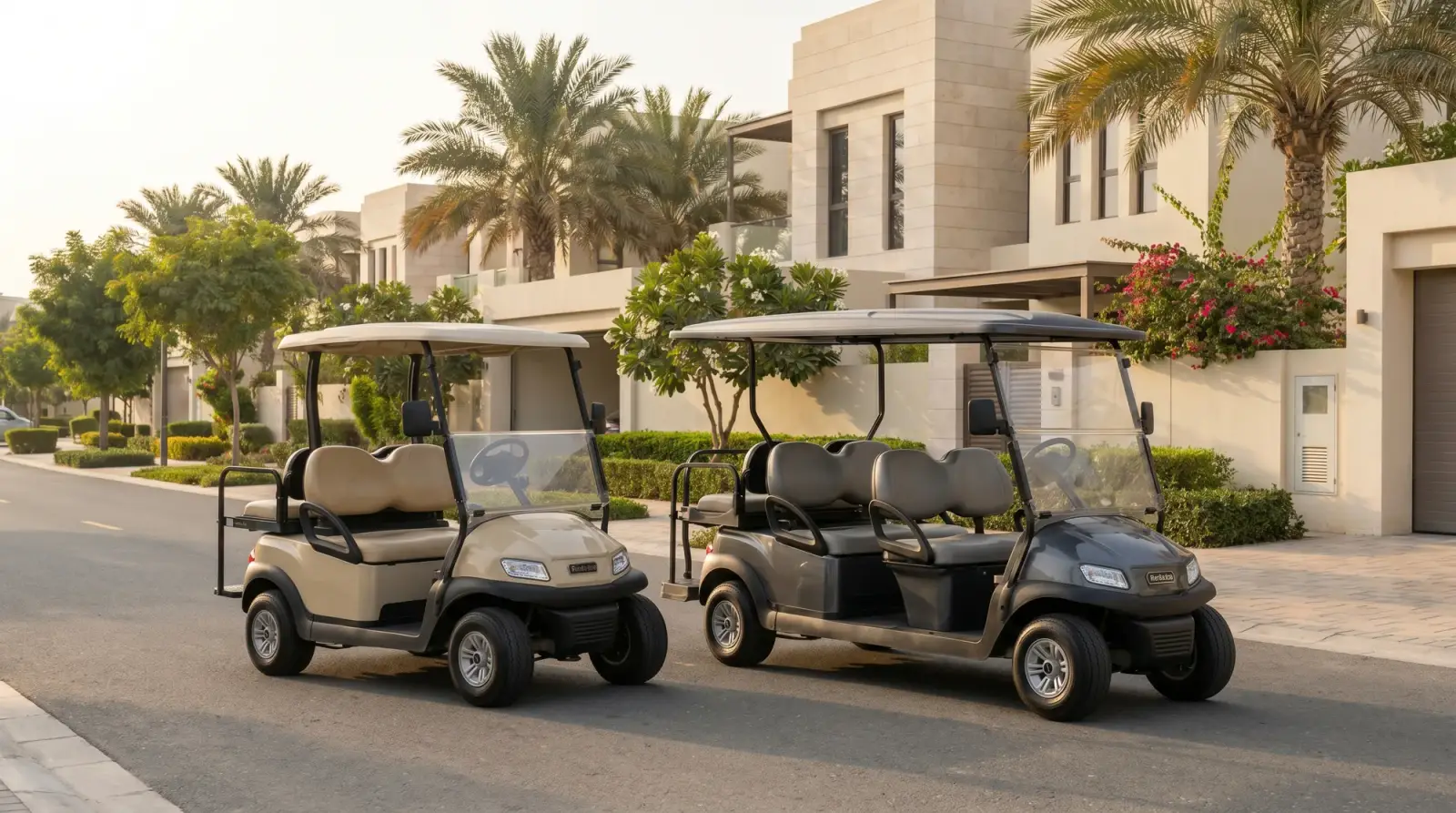 What size golf cart for the UAE: 2, 4 or 6 seats