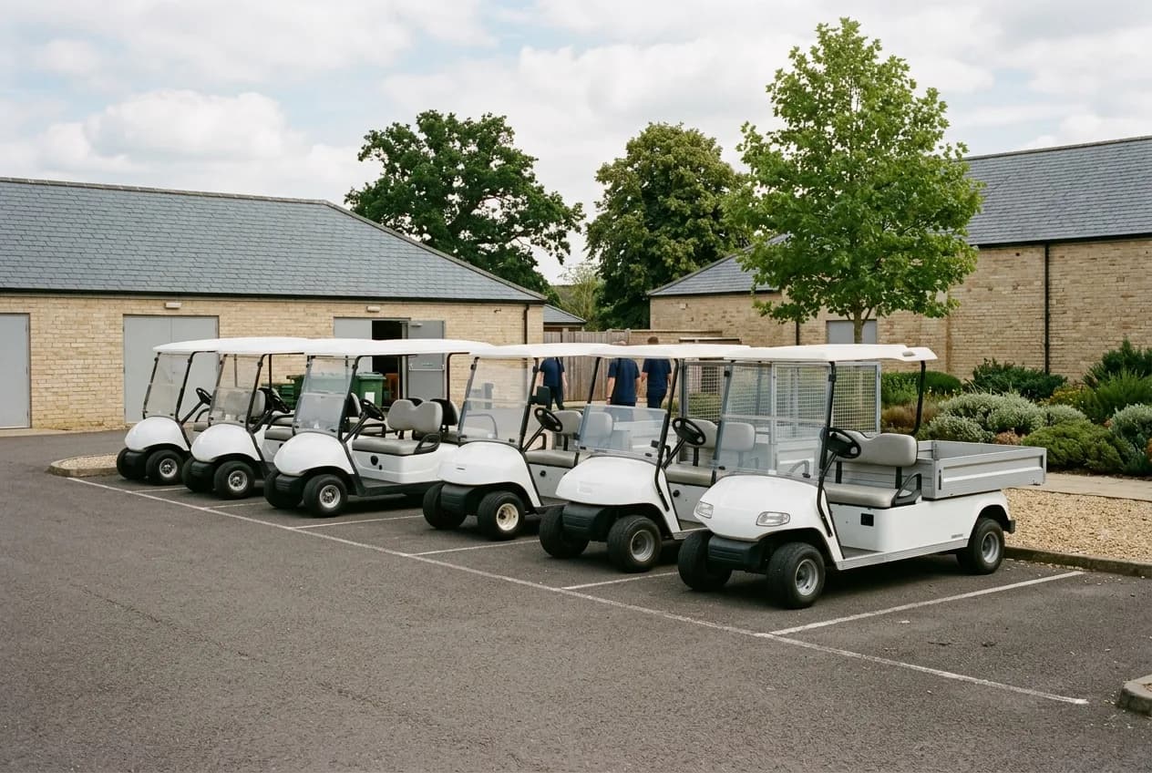 The fleet that keeps the site running
