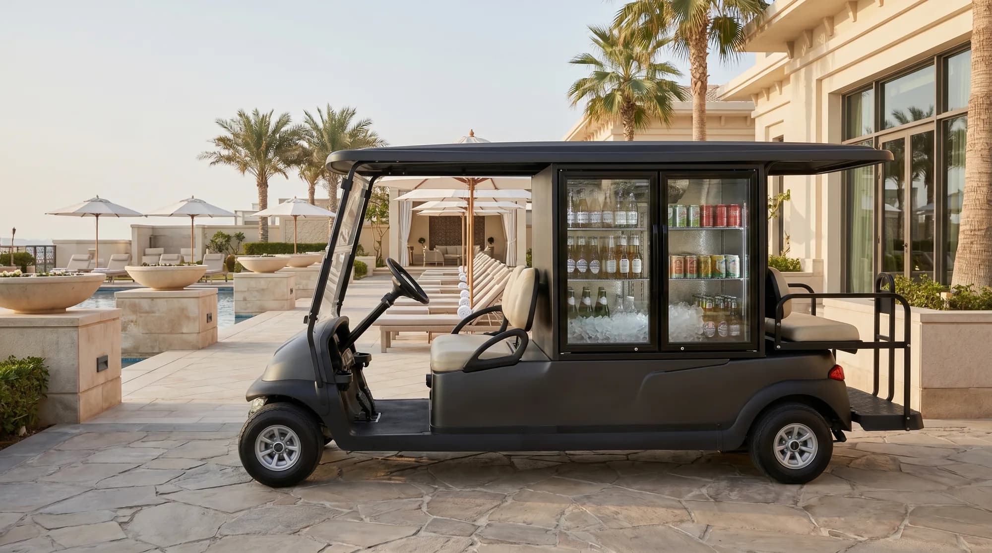 Beverage and food-service carts