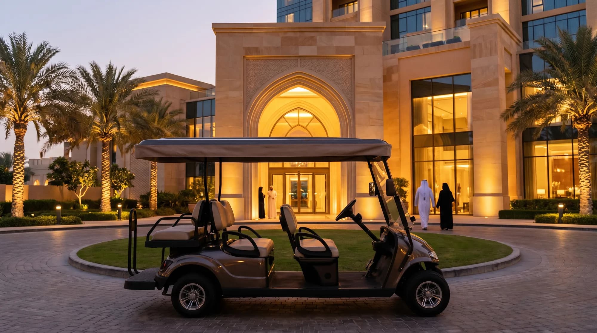 Branded concierge buggies for UAE hotels