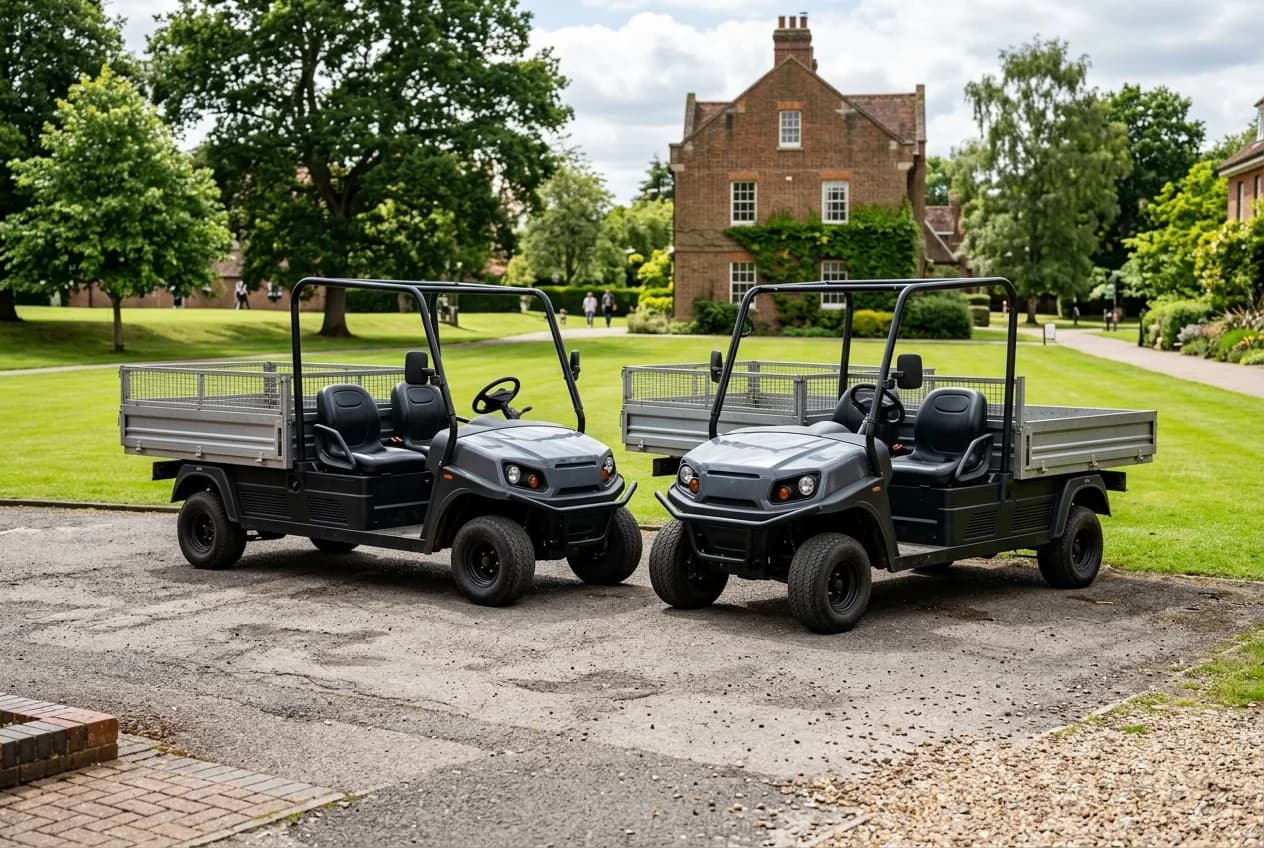 Utility golf carts built for estates work