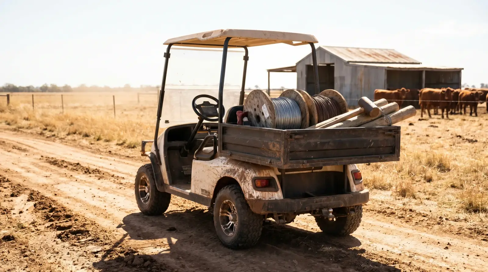 Utility golf carts for farms and acreage in Australia