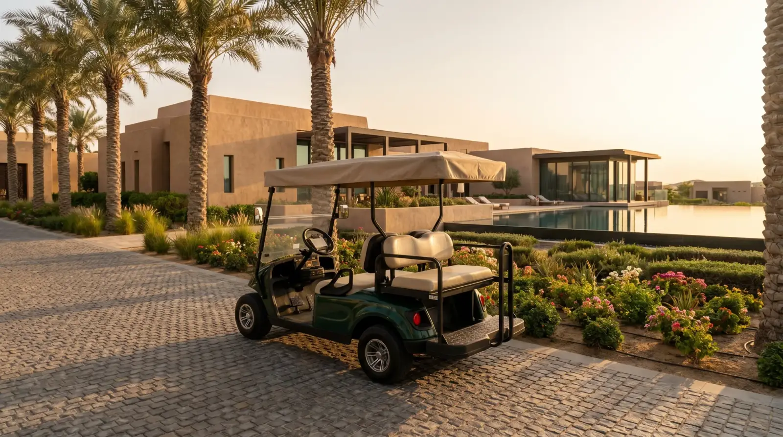 Golf buggies for Dubai and Abu Dhabi resorts