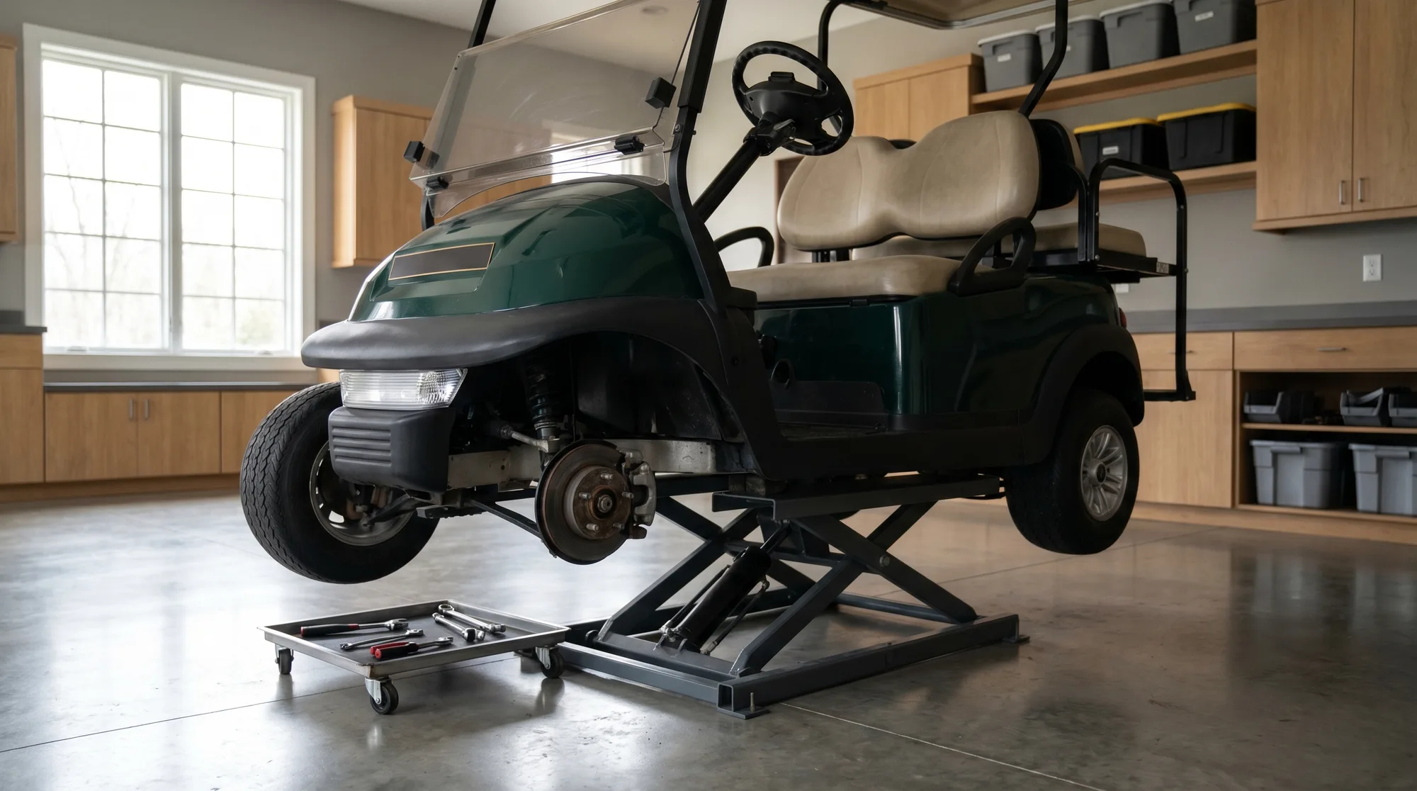 Golf cart brakes and suspension care