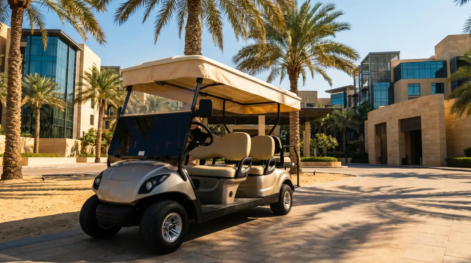 Cooling, canopies and fan options for golf carts