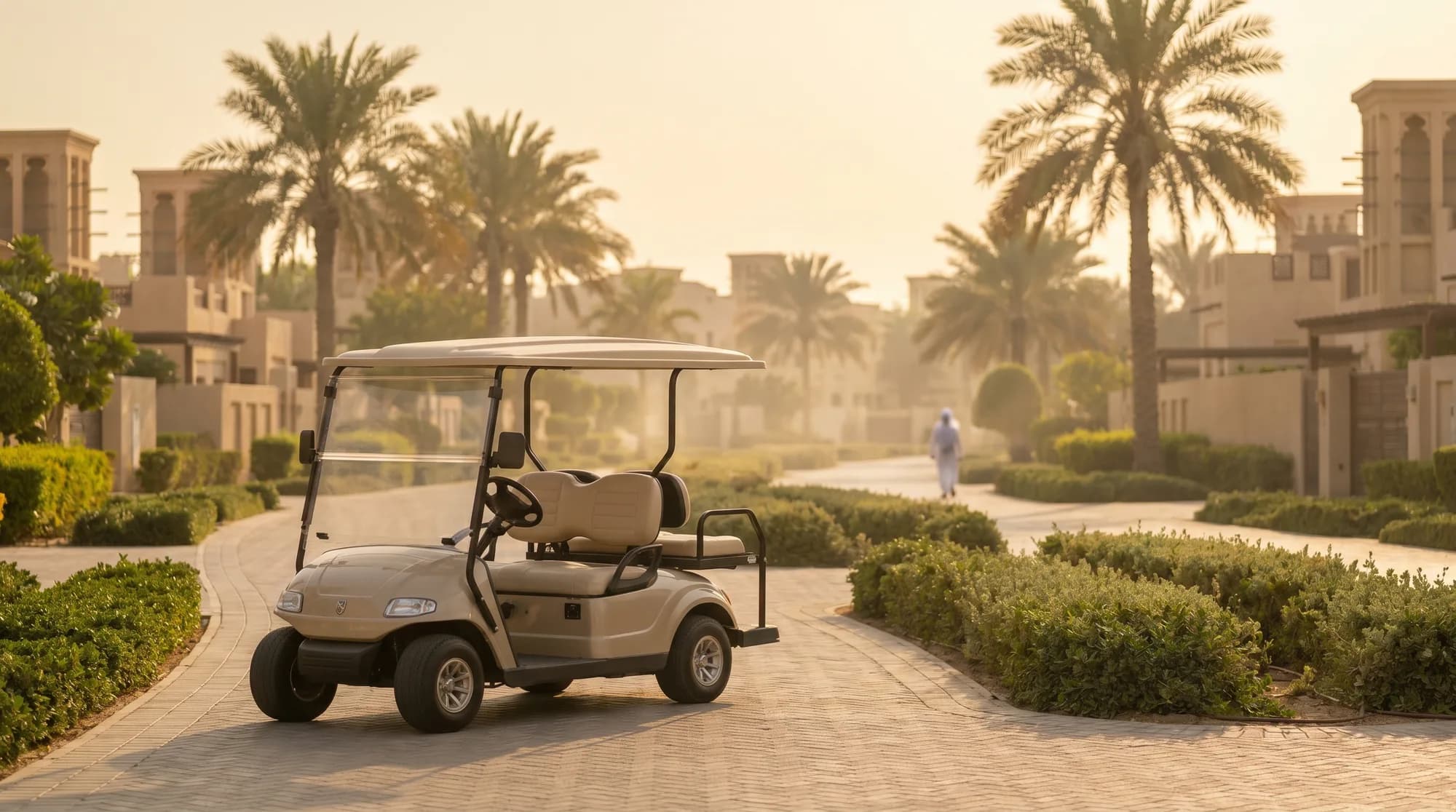 How heat affects golf cart range in the UAE
