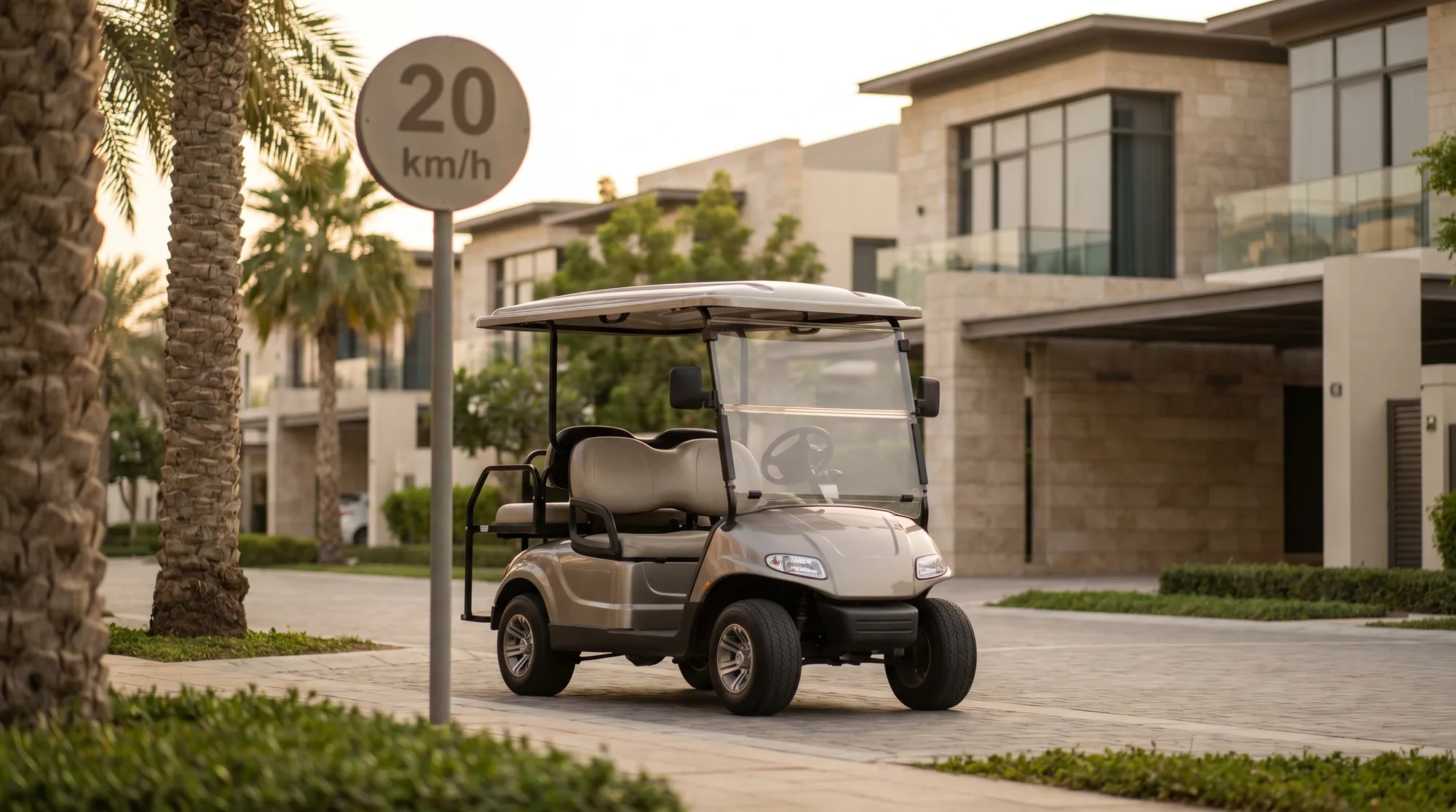 Golf cart rules in Dubai's gated communities