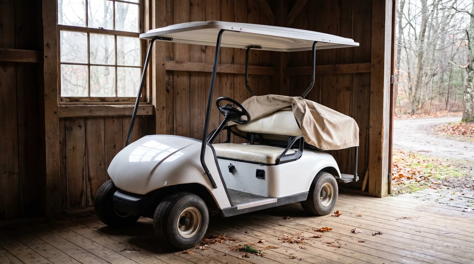 How to store a golf cart for a Canadian winter