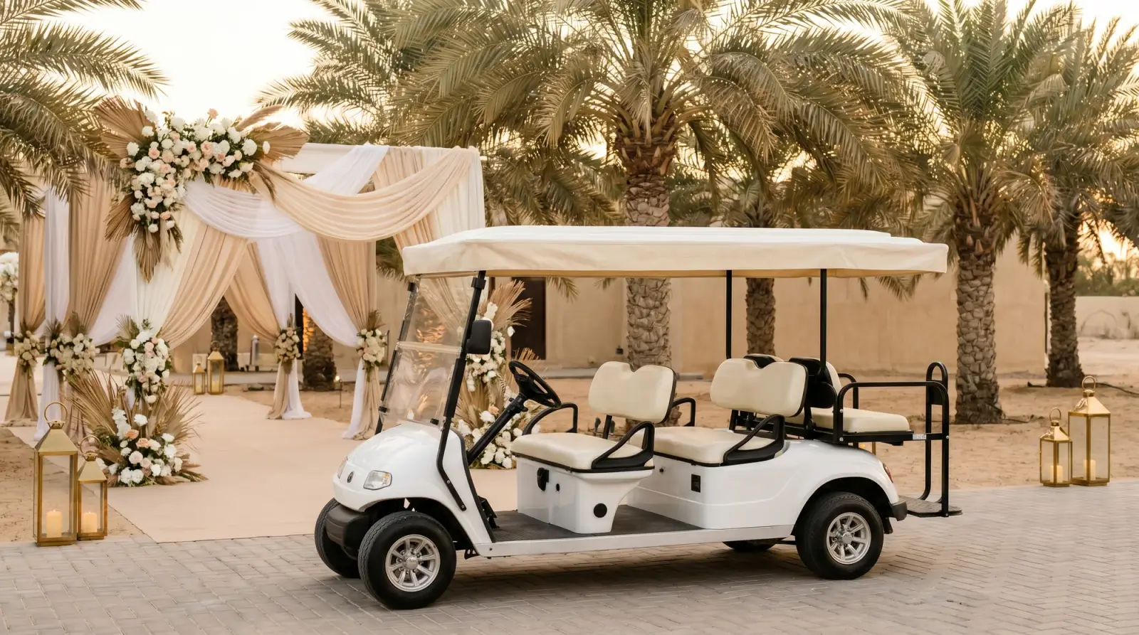 Golf carts for events and weddings