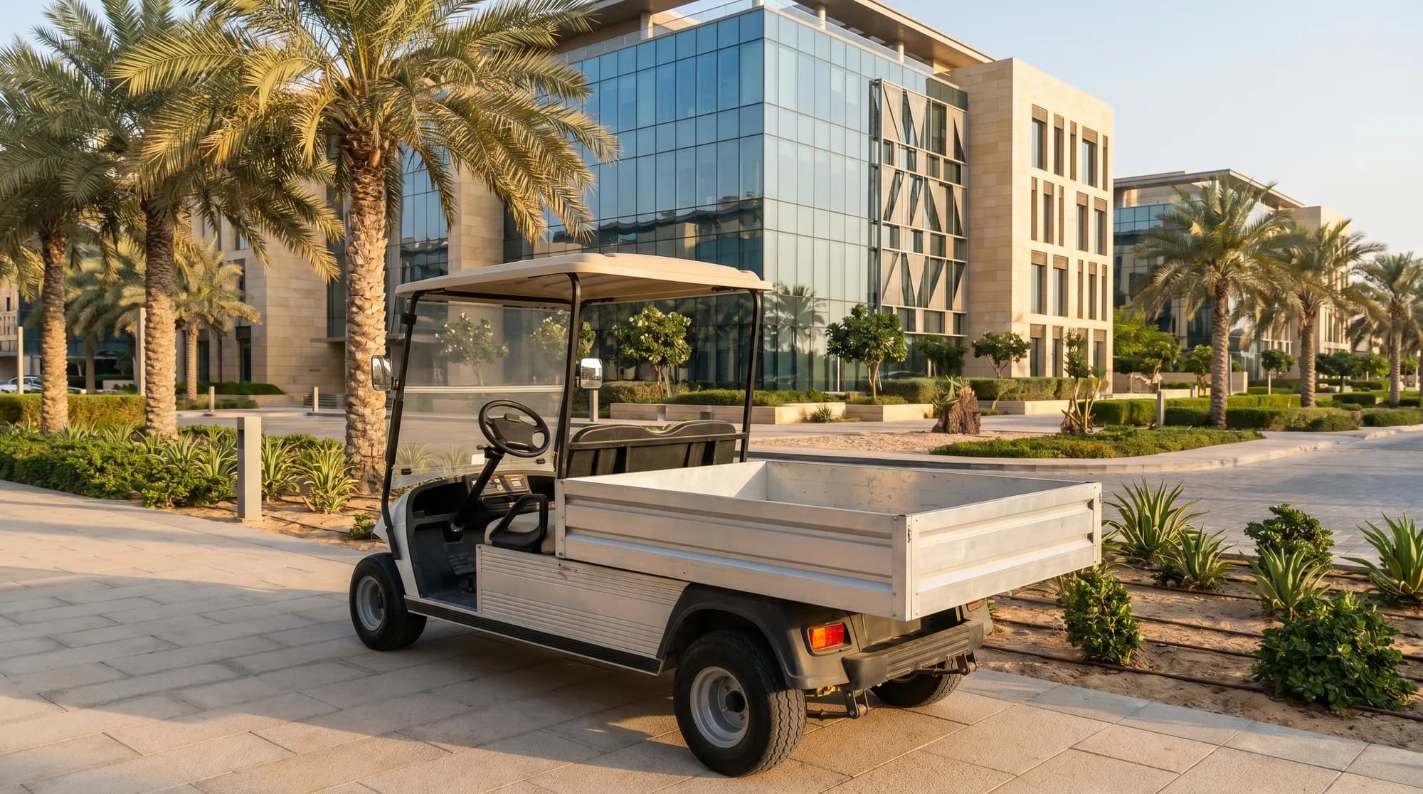 Golf carts for facilities management
