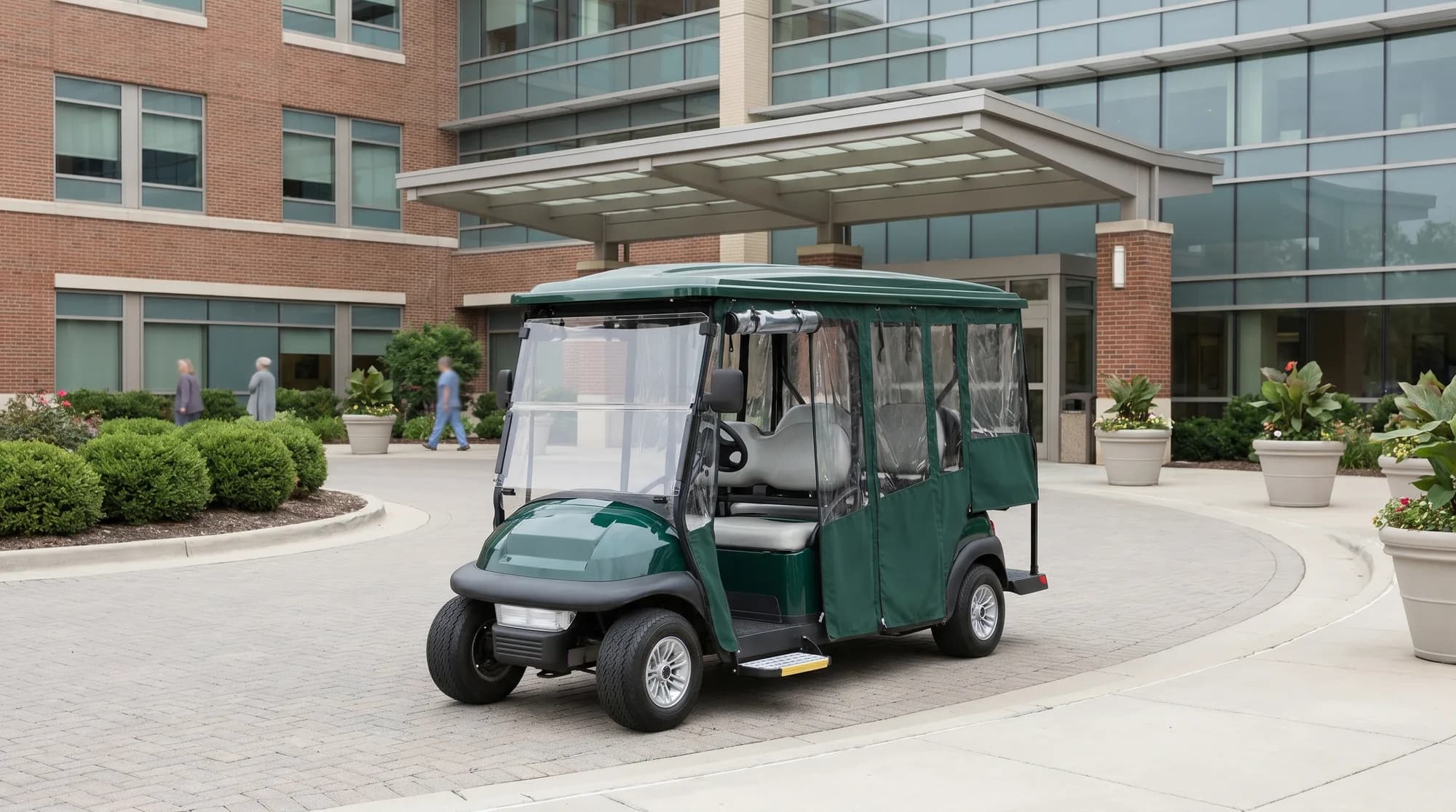 Golf carts for hospitals and medical campuses