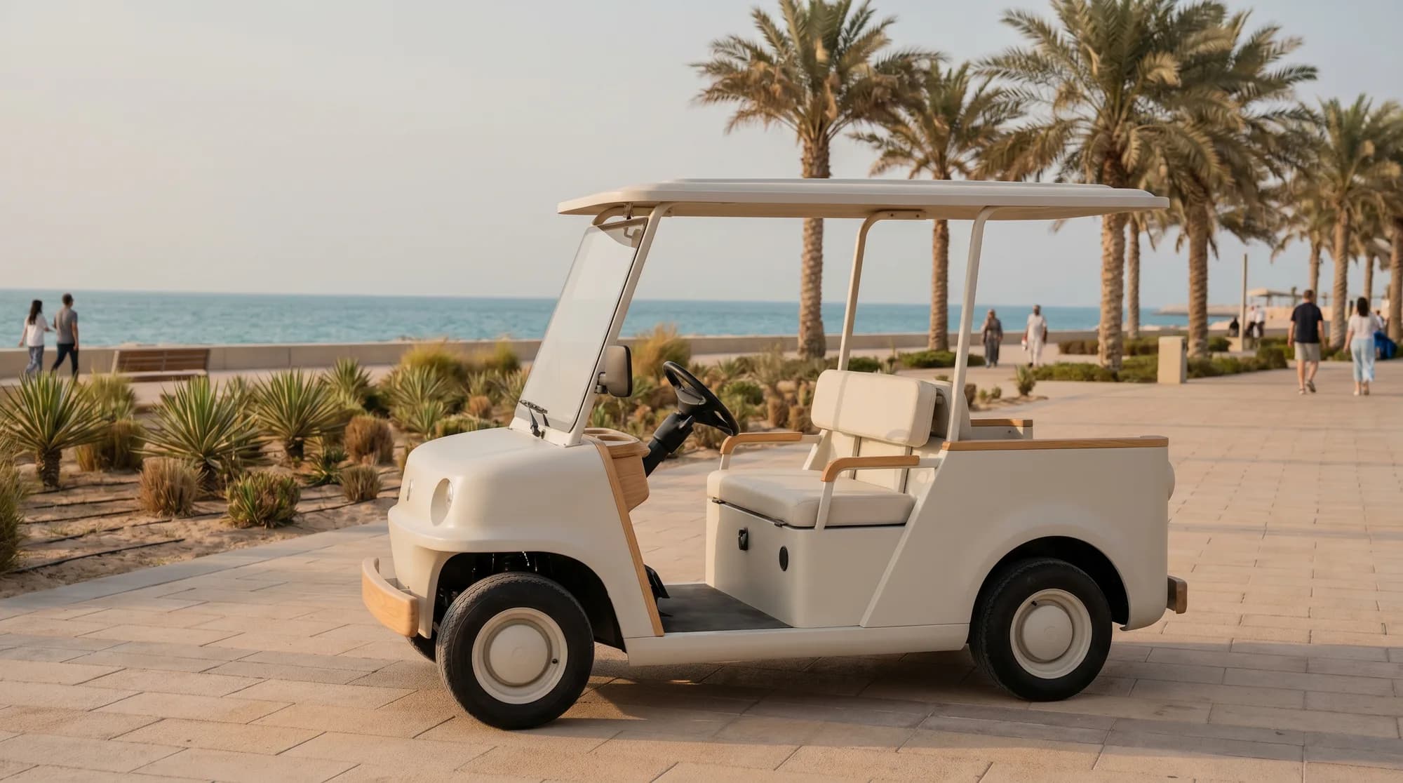Golf carts for parks, beaches and public realm