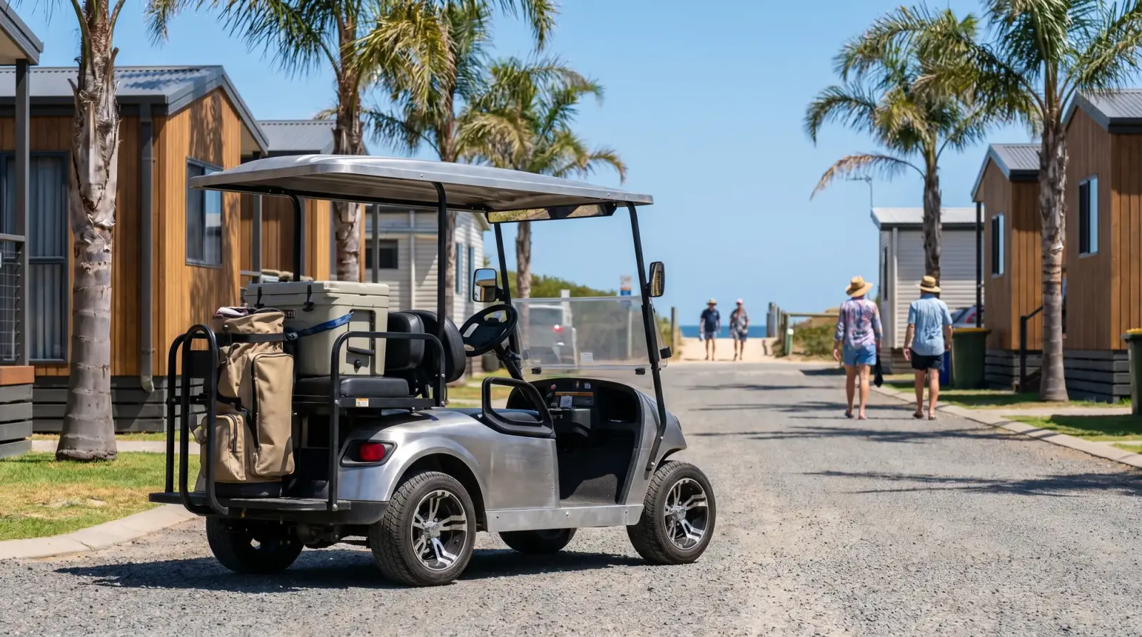 Golf carts for resorts and caravan parks in Australia
