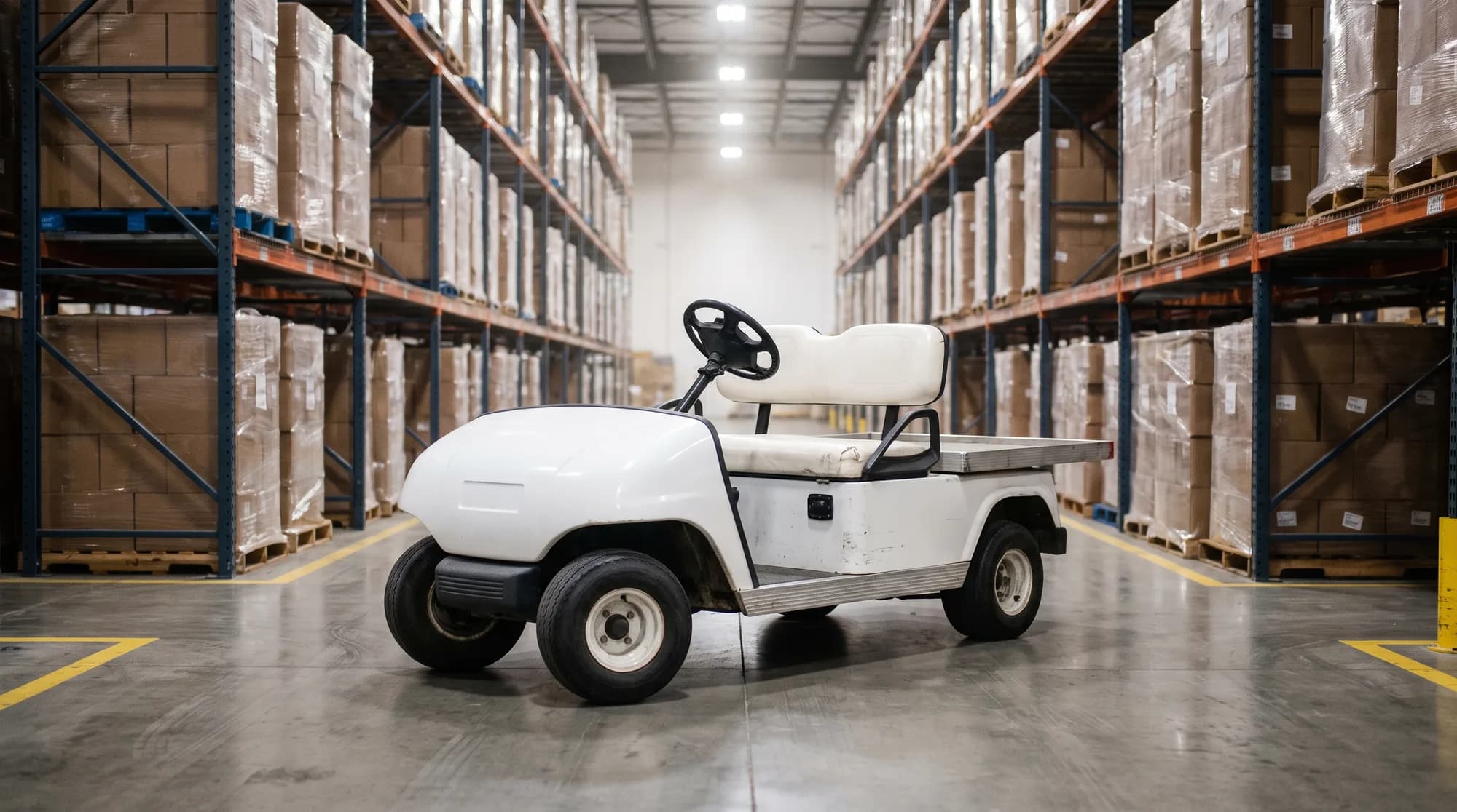 Personnel carts for warehouses and industry