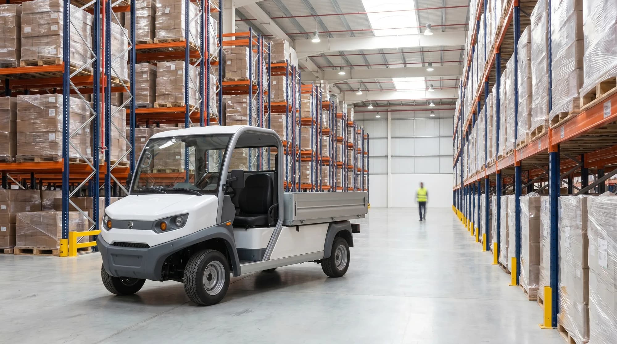 Golf carts for warehouses and logistics