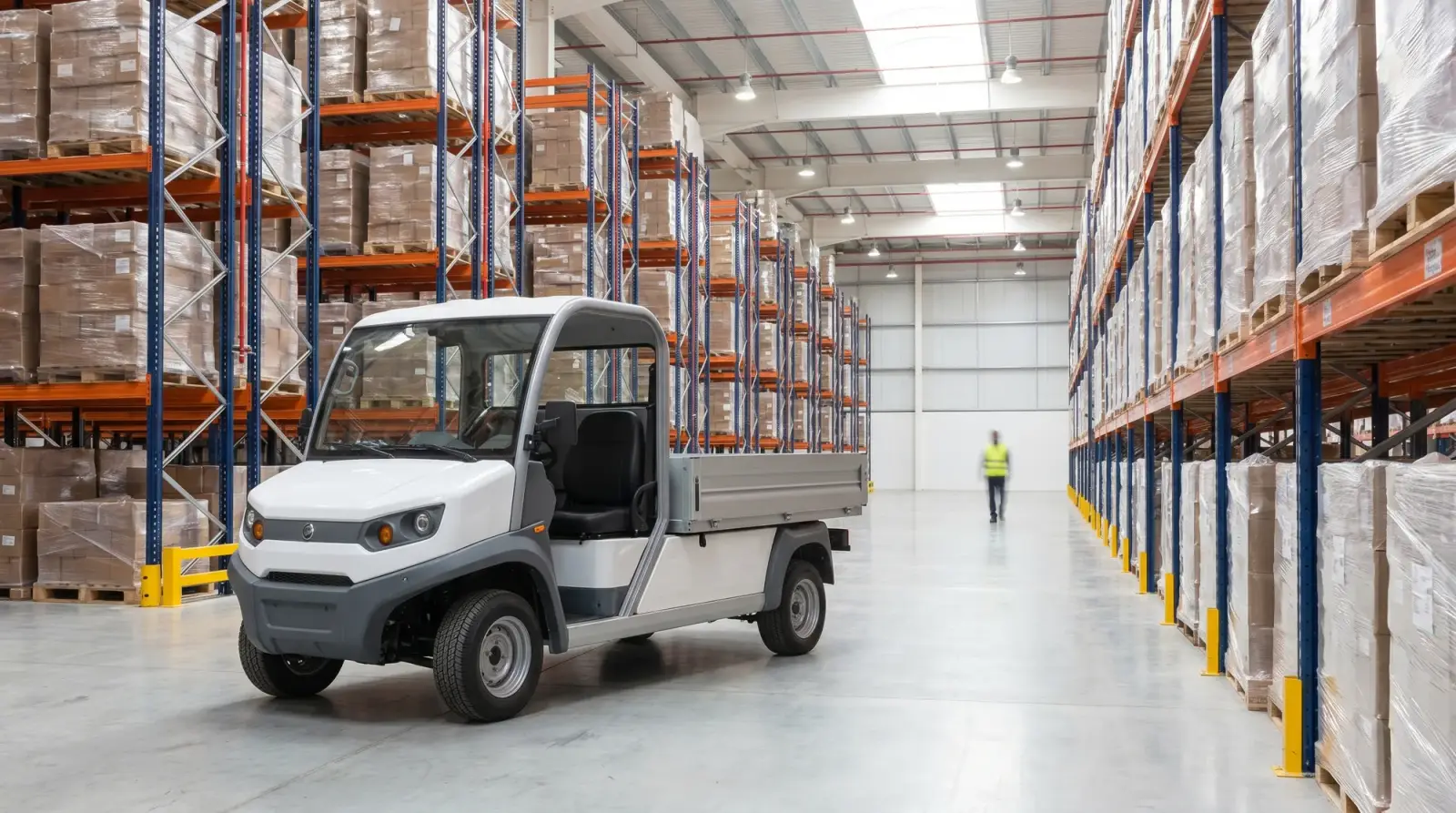 Golf carts for warehouses and logistics