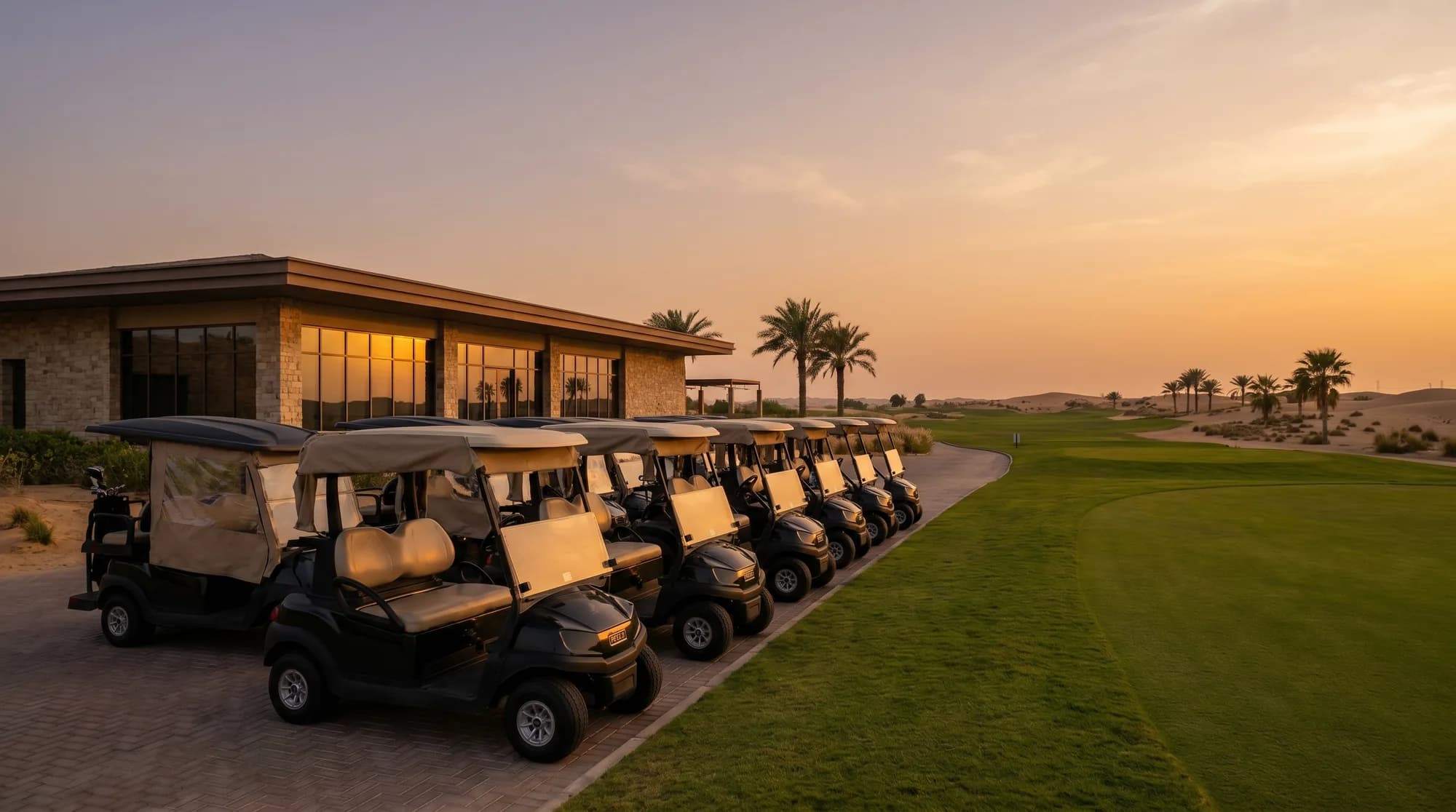Golf club member and visitor fleets in the UAE