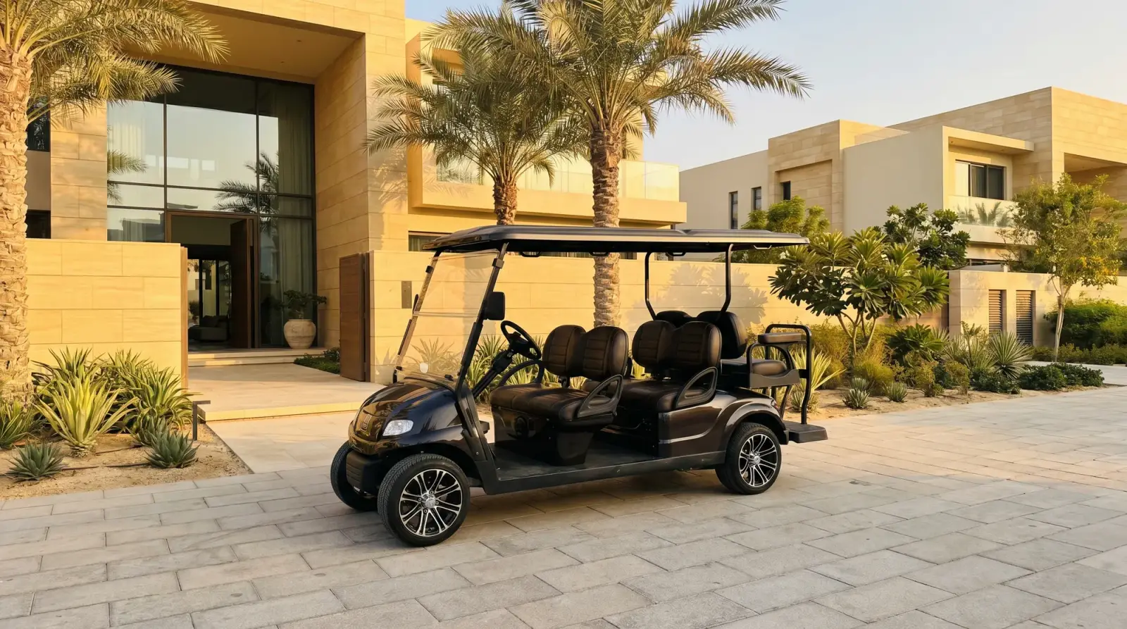 How much does a golf cart cost in the UAE?