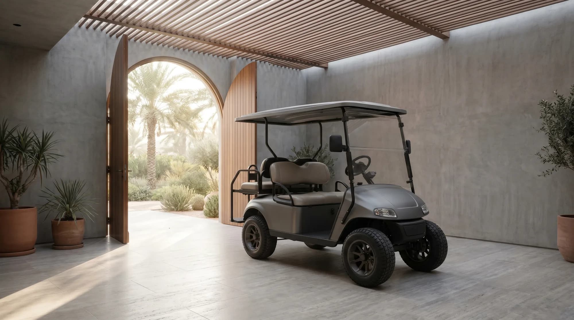 Lithium batteries for golf carts in UAE heat