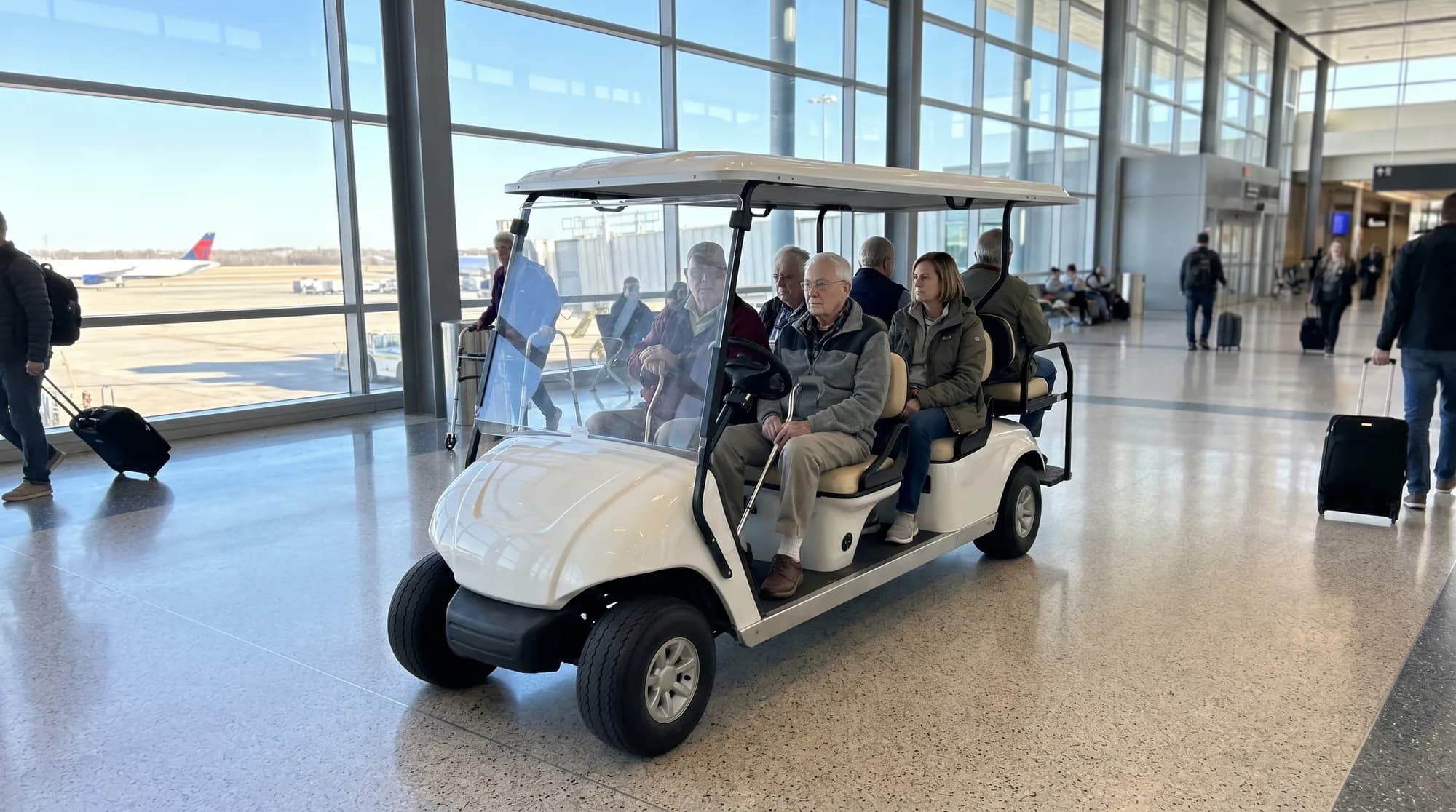 PRM assistance vehicles: moving reduced-mobility passengers beyond the wheelchair