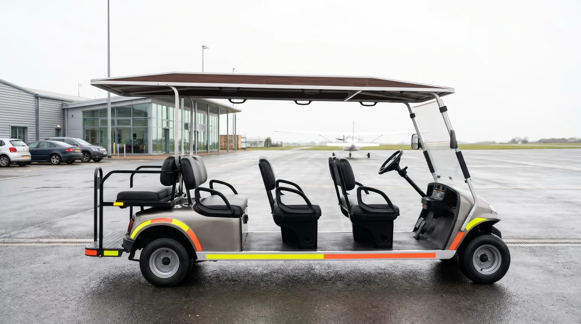 Electric golf carts for regional airports: right-sized fleets
