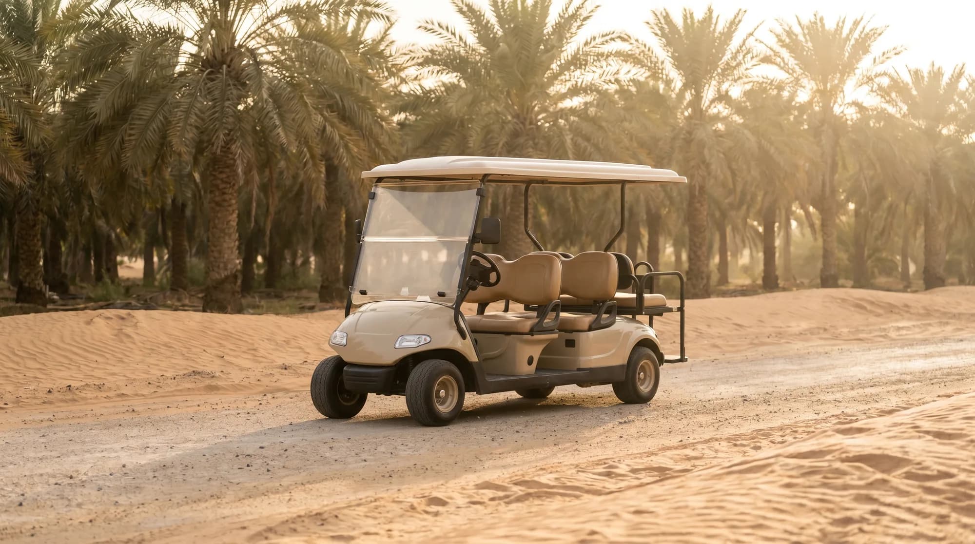 Sand and dust golf cart maintenance in the Gulf