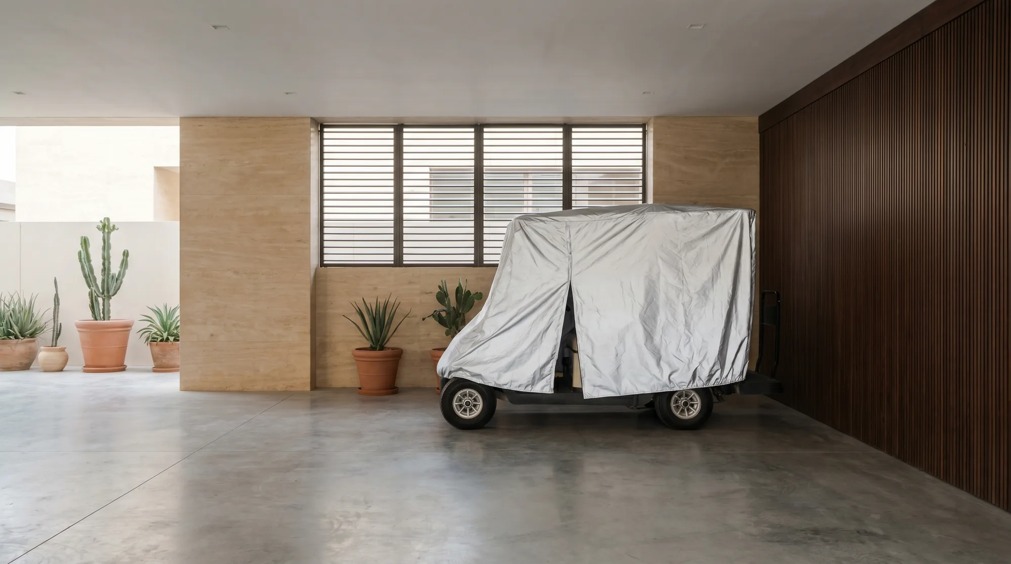 Summer storage for golf carts in the UAE