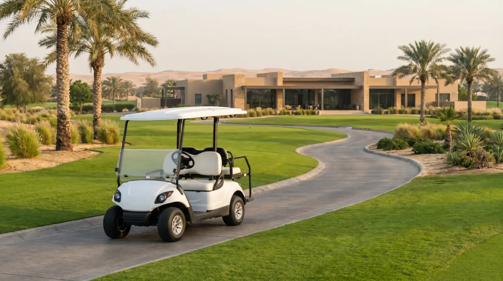 Where can you legally drive a golf cart in Dubai?