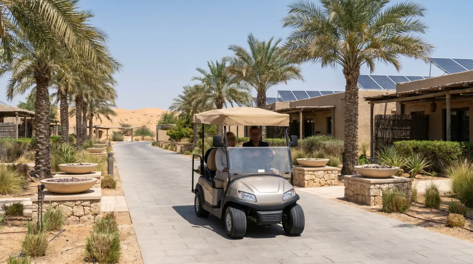 Zero-emission guest transport for UAE resorts