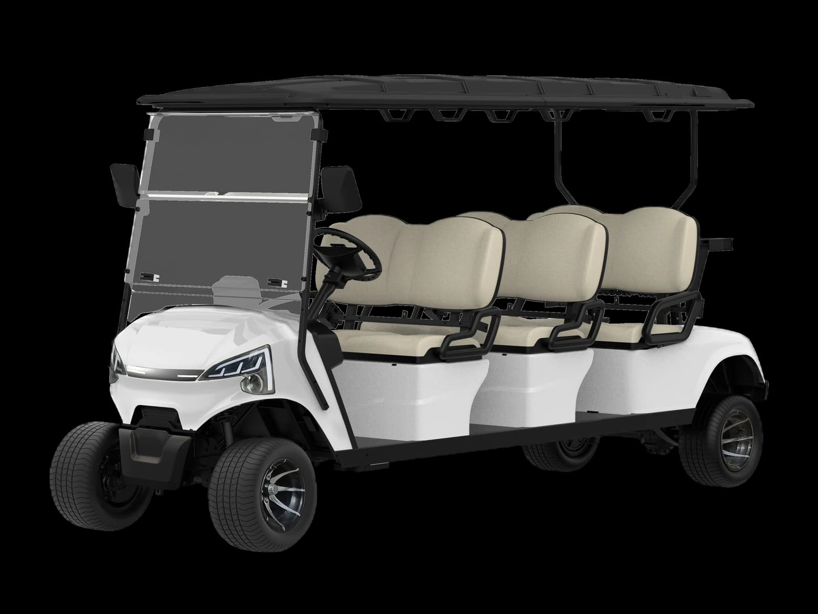 Hawke J6, 6-seater lithium electric golf buggy