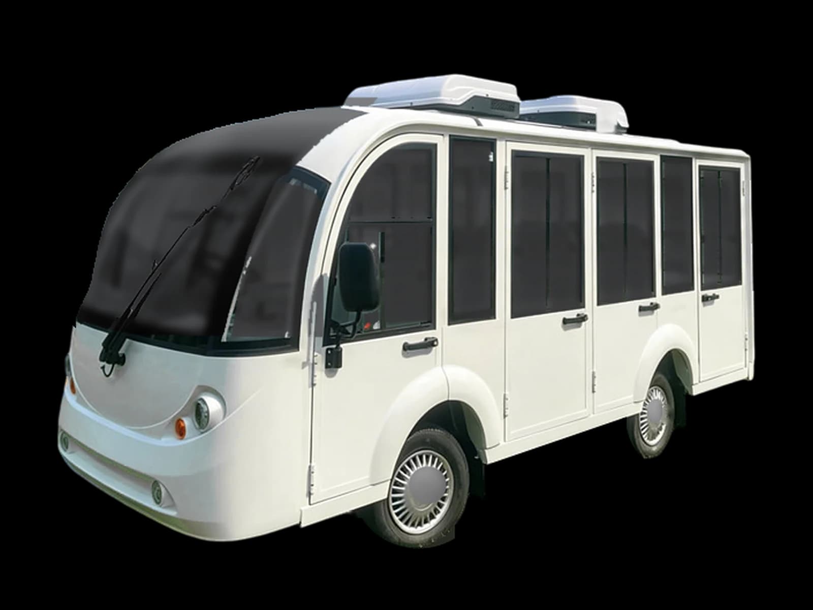 Hawke P8 Cab, 8-passenger electric shuttle with doors