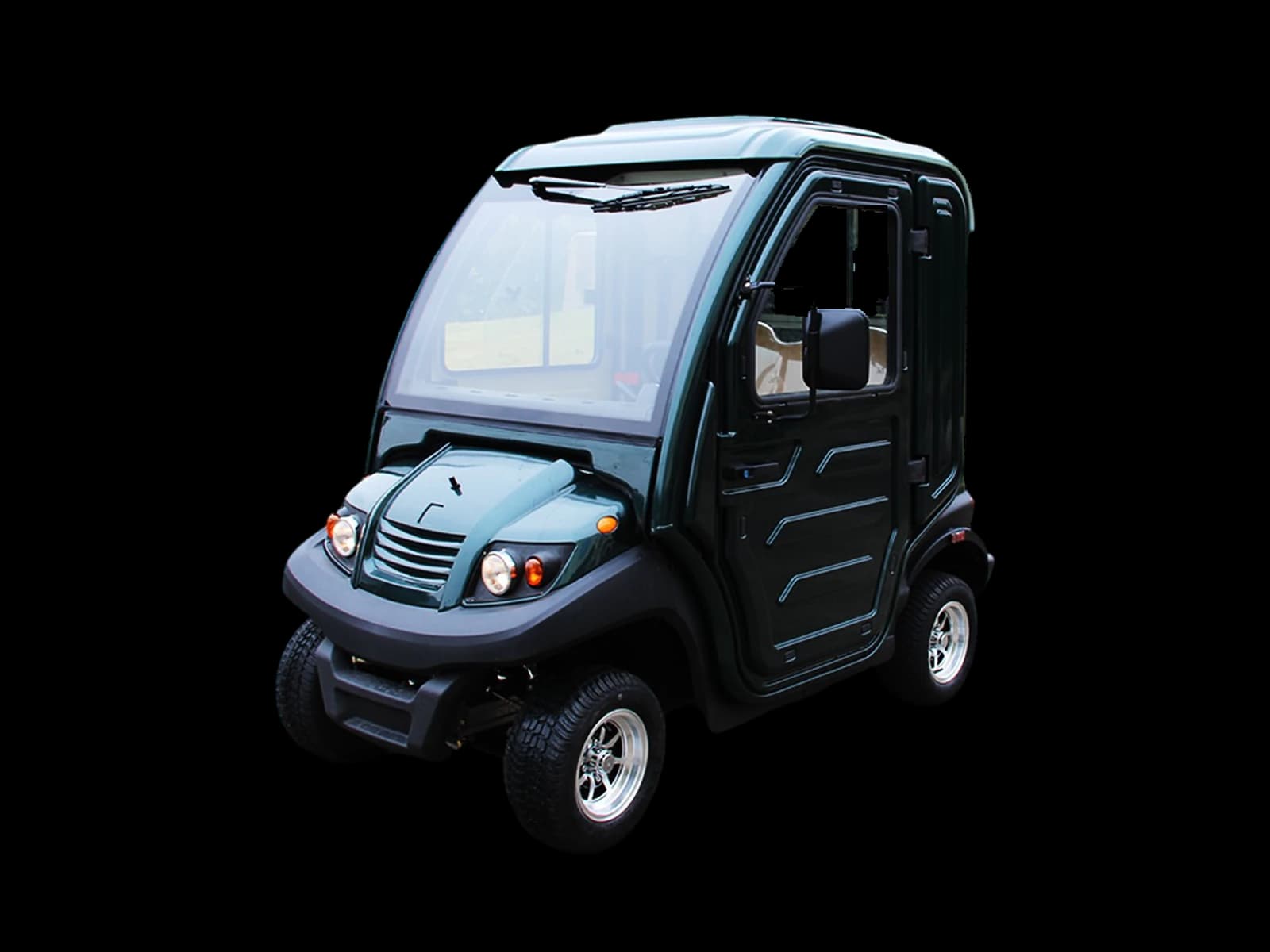 Hawke S2 Cab, 2-passenger enclosed electric cart