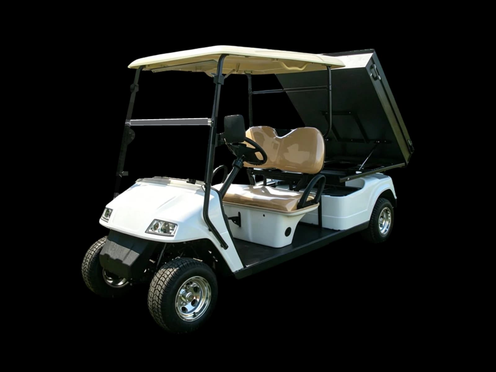 Hawke S2 Deck, 2-passenger electric cargo cart, extended deck