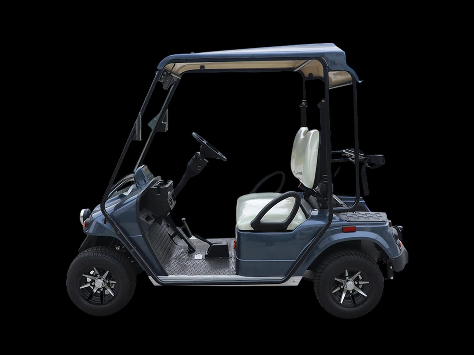 Hawke S2 Trail 2-passenger off-road electric cart, side view