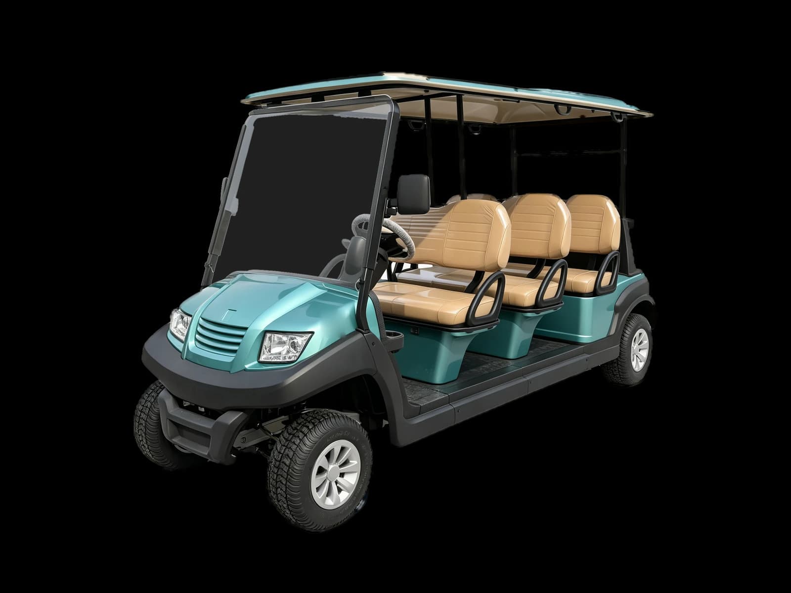Hawke S6, 6-passenger electric golf cart