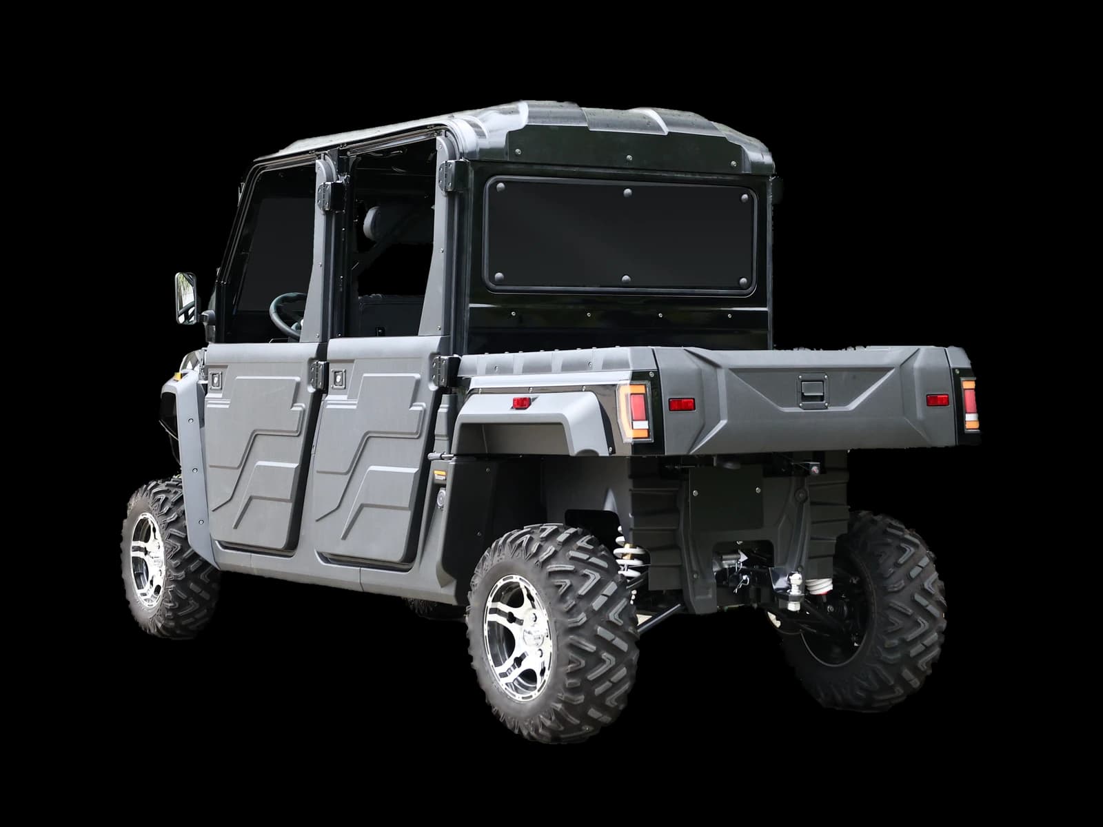 Hawke X4 4-seater 4WD electric UTV, rear view