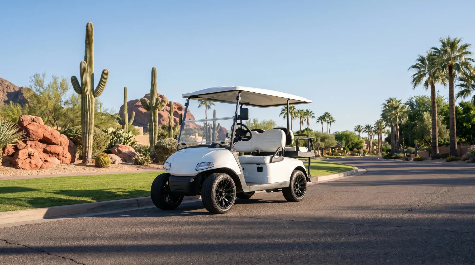 Electric golf carts in Arizona