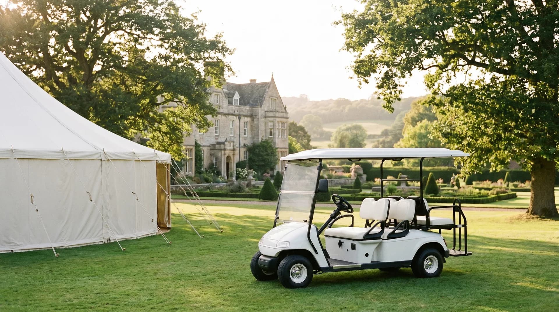 Electric golf cart rental in The Scottish Borders