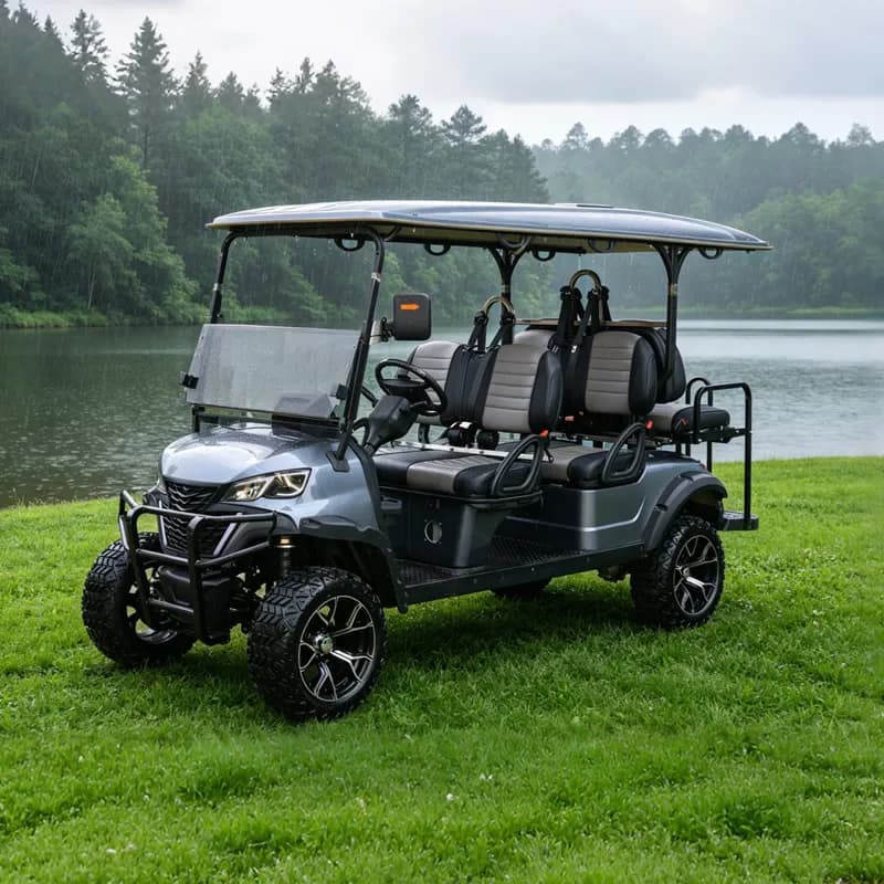 Hawke S6 Lift electric buggy, lifted 6-seater utility buggy