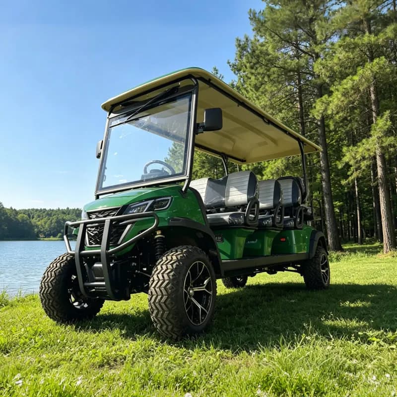Hawke S8 Lift electric buggy, lifted 8-seater utility buggy