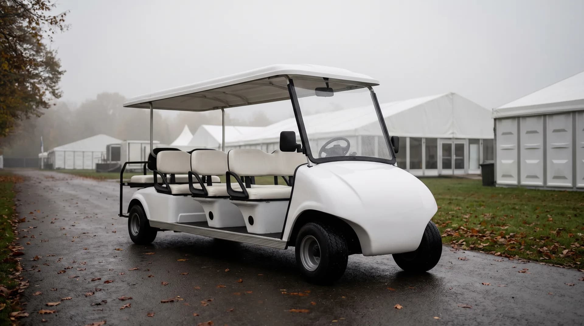 8 seater golf buggy hire in the UK: shuttle duty done properly