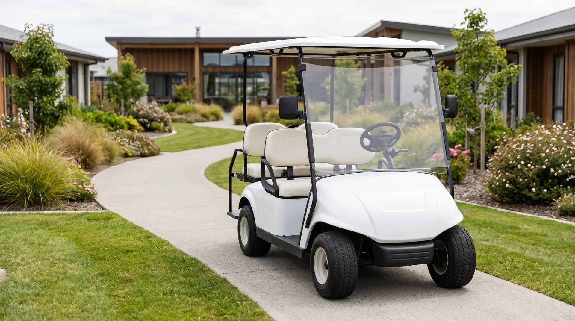 Electric buggies for care home and retirement village grounds