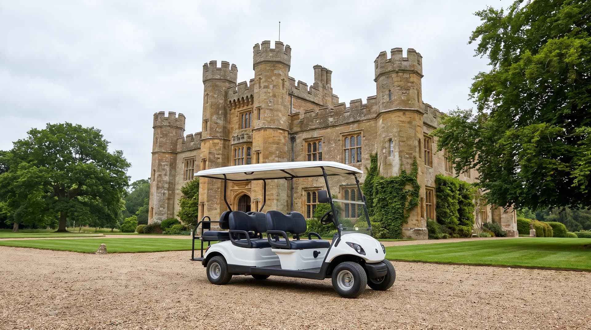 Electric buggies for castles and palaces