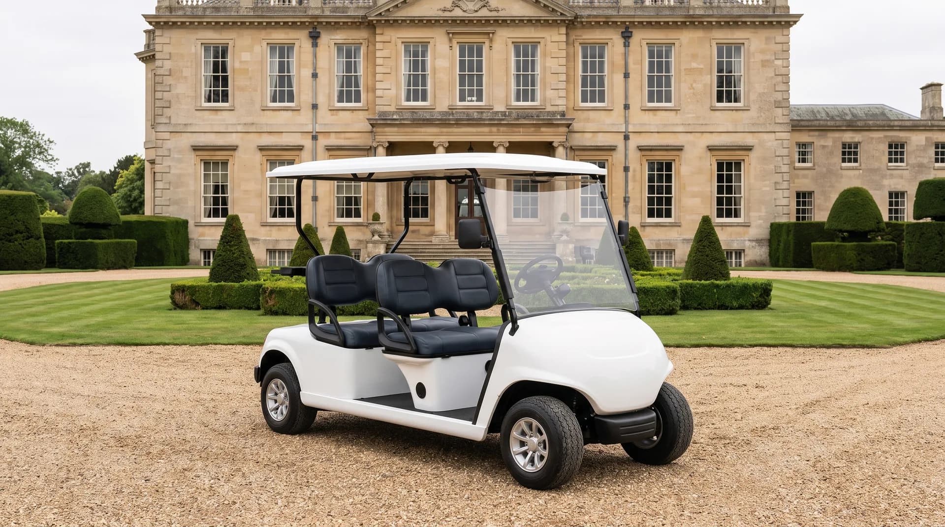 Electric golf carts for stately homes and historic houses