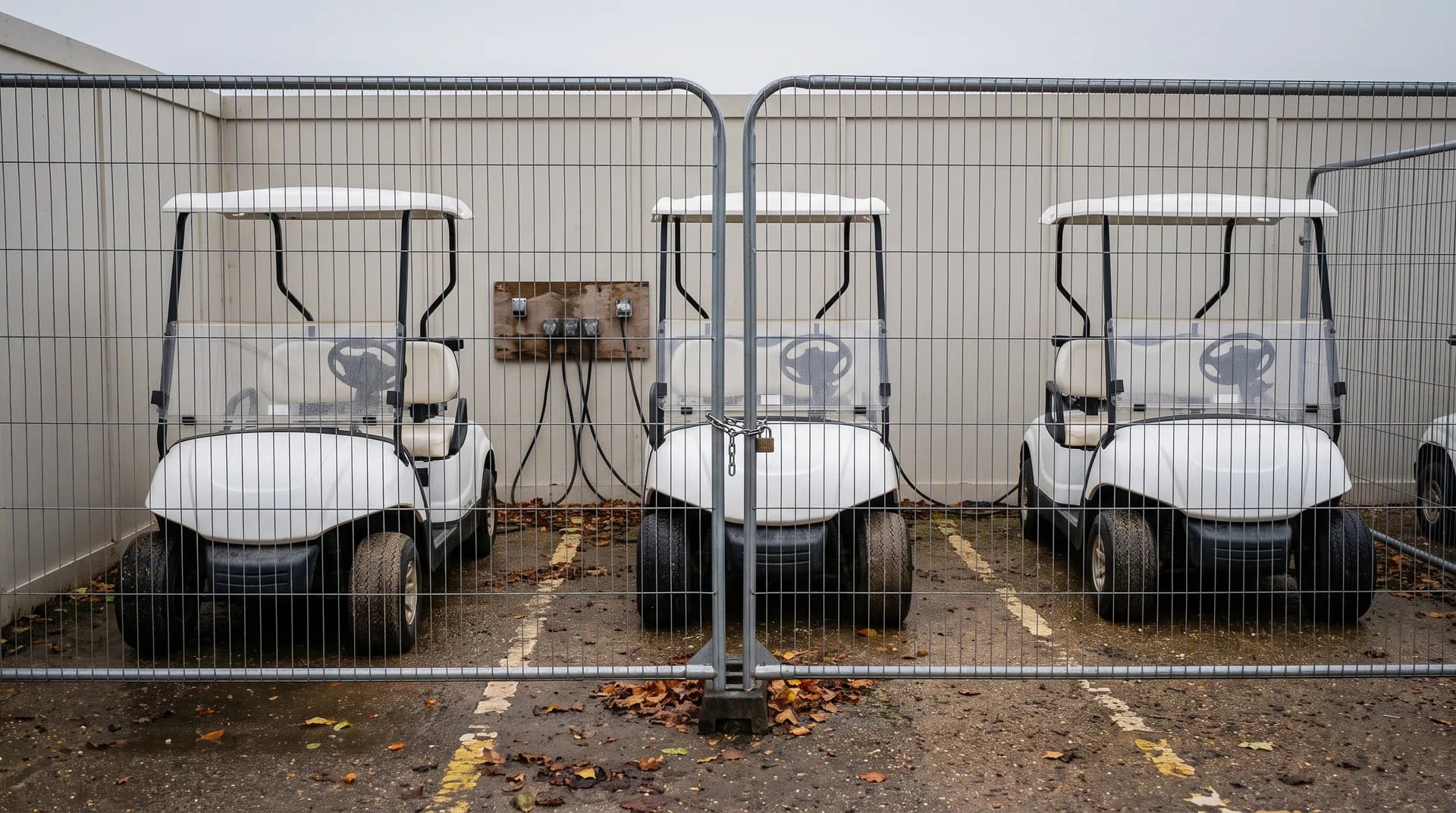 Event buggy security: keys, compounds and overnight storage