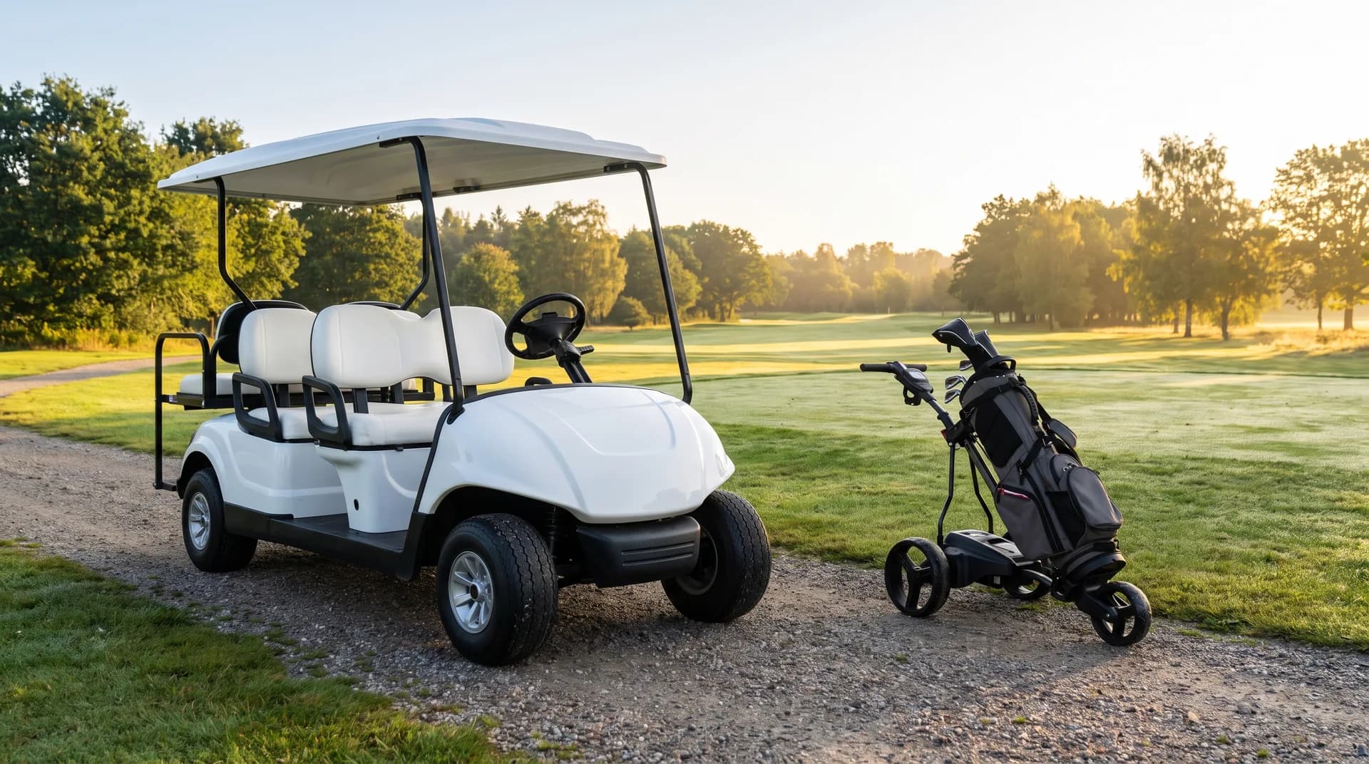 Golf cart vs golf trolley: what is the difference?