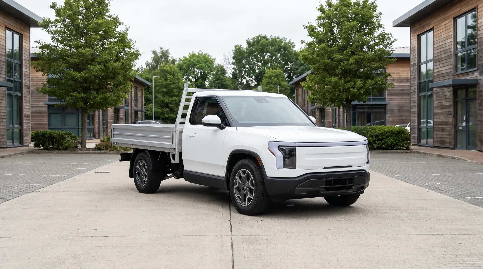 How much does an electric utility vehicle cost in the UK?