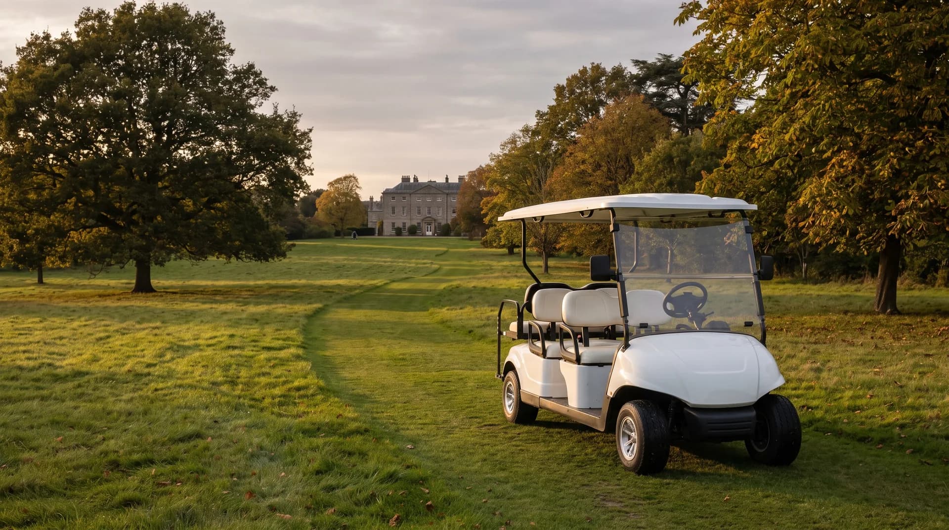Quiet, discreet electric vehicles for private estates