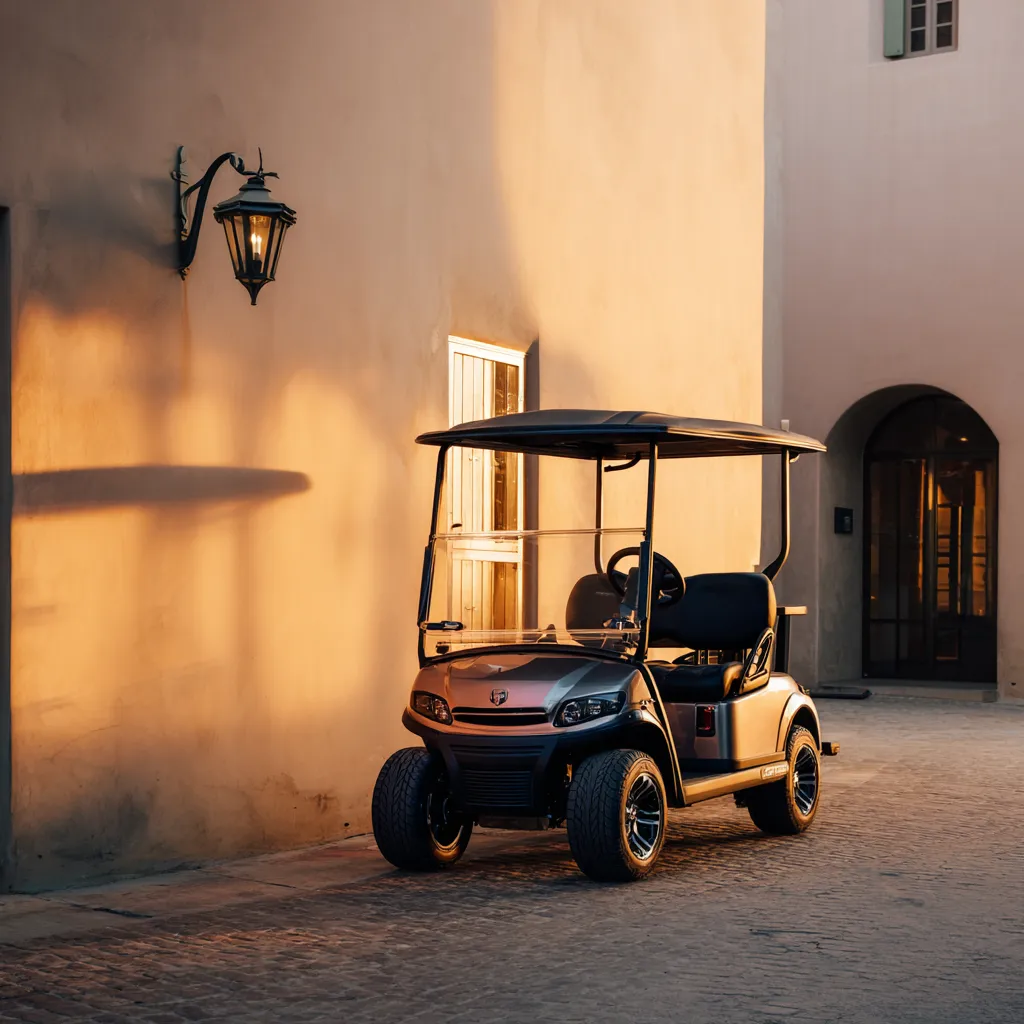 Premium electric buggy at a private venue