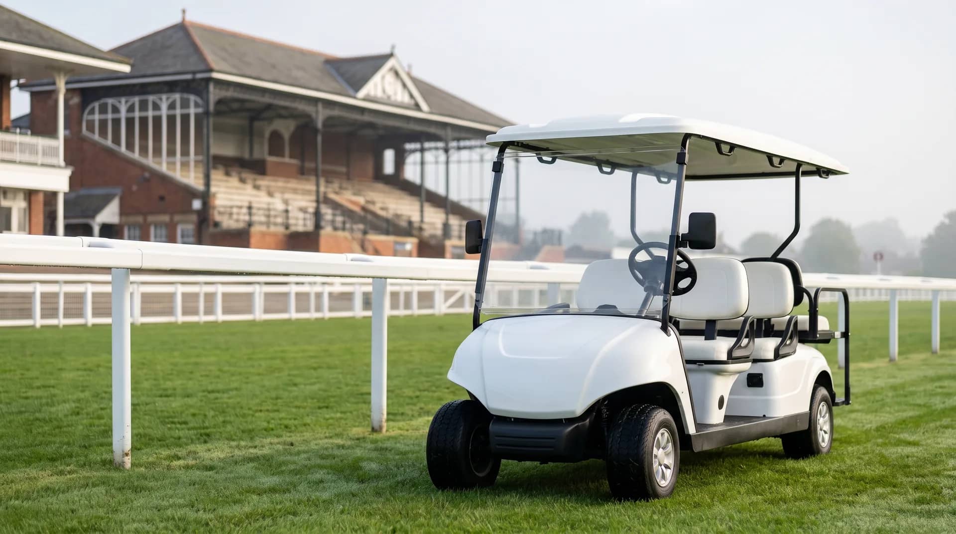 Racecourse buggy hire.